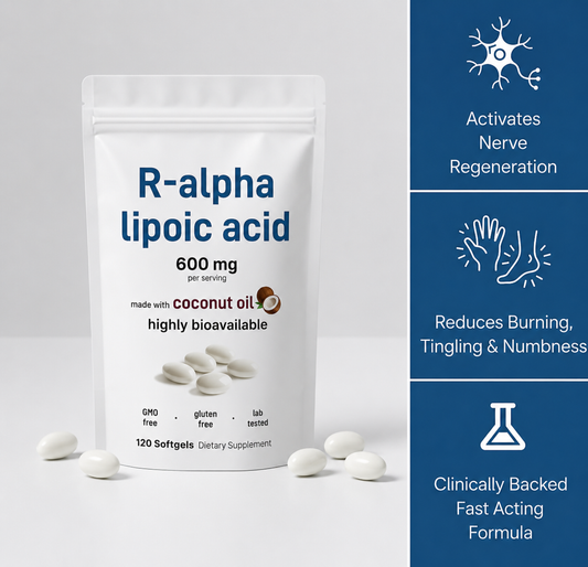 R-Alpha Lipoic Acid – 600mg Softgels