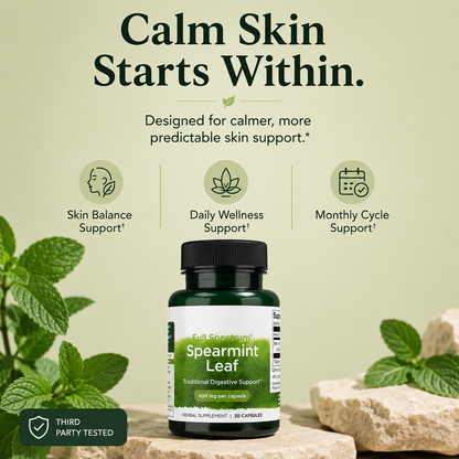 Spearmint Hormonal Acne Support — 400mg