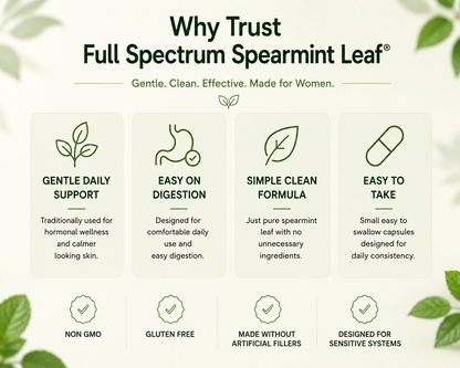 Spearmint Hormonal Acne Support — 400mg