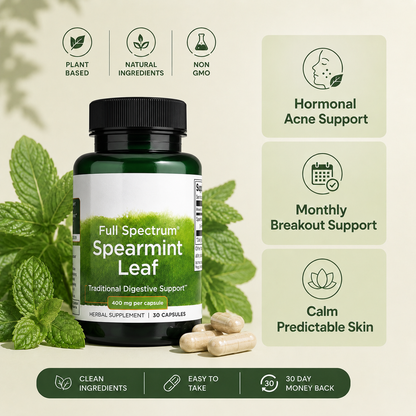 Spearmint Hormonal Acne Support — 400mg