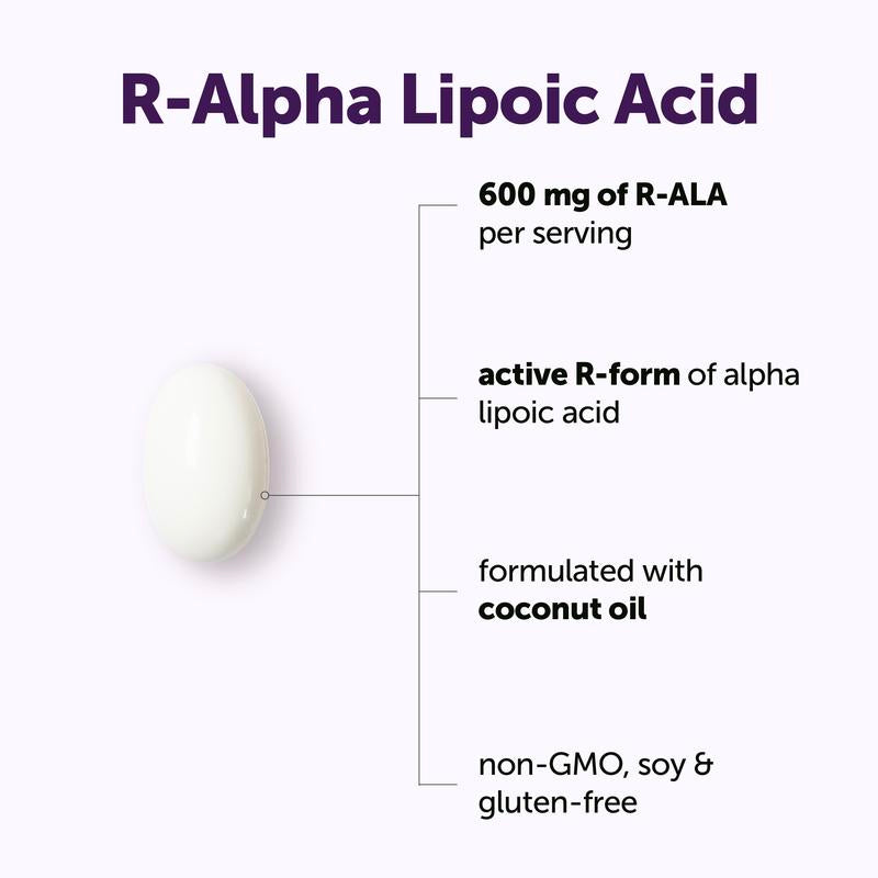 R-Alpha Lipoic Acid – 600mg Softgels