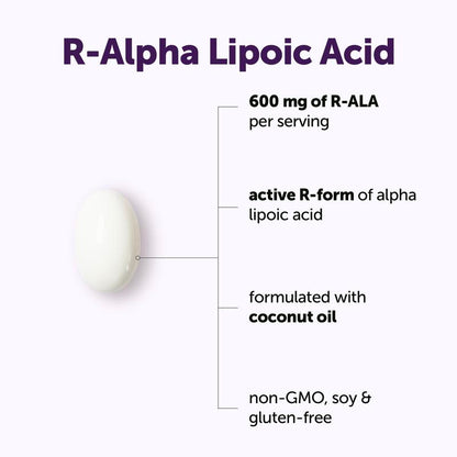 R-Alpha Lipoic Acid – 600mg Softgels