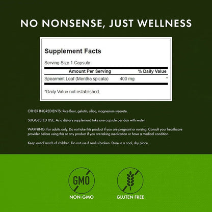 Spearmint Hormonal Acne Support — 400mg